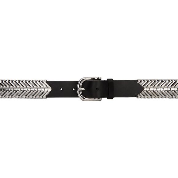 Isabel Marant 'Tehora' Black Leather Belt Size 75 - Picture 1 of 3